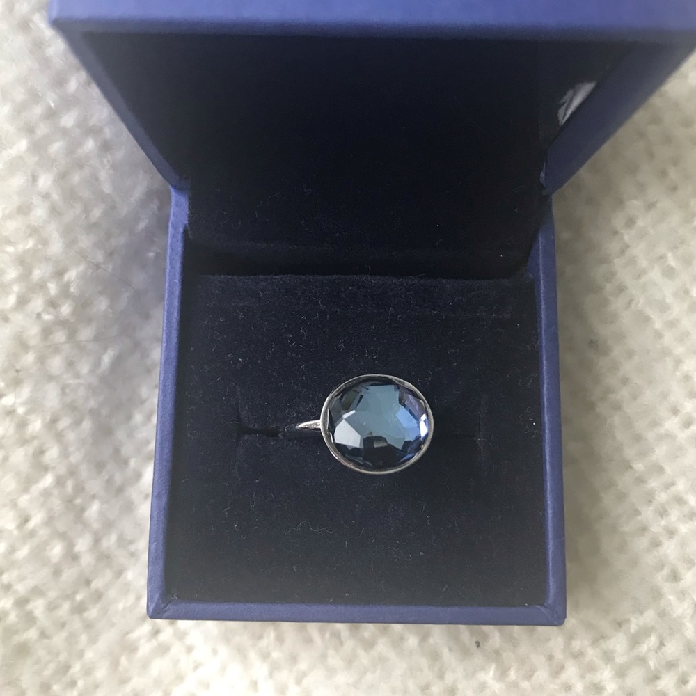 Blue Swarovski Ring